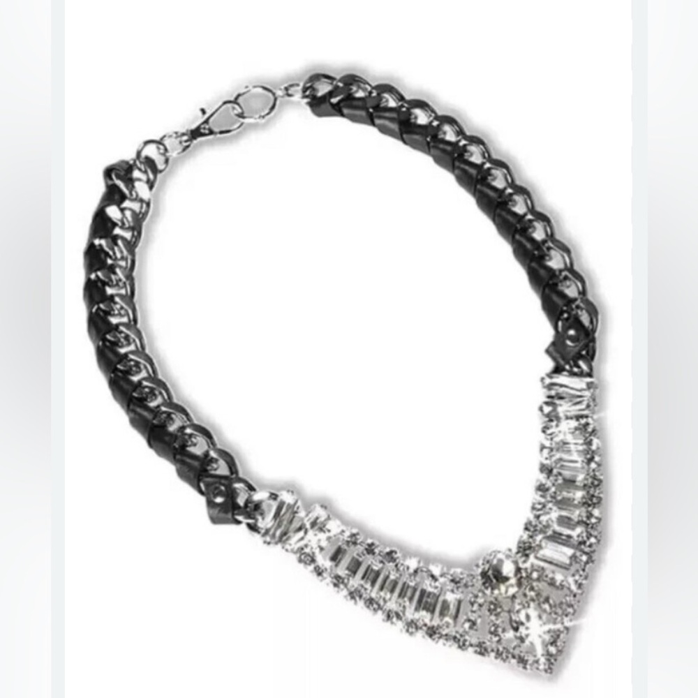 CAbi Stage Rhinestone Collar Statement Necklace Style# 4270 NWT